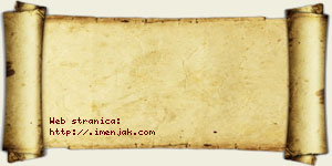 Anđela Bakula vizit kartica